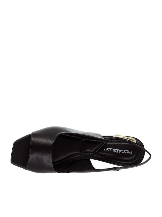 Heels with Low Heel Black
