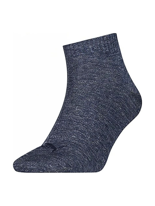 PUMA Quarter Quarter Șosete Sport Albastre 3 Perechi