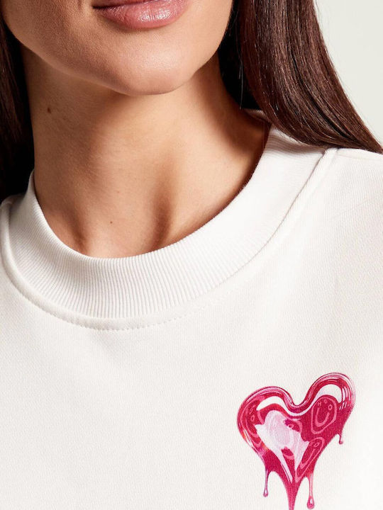 Damen Sweatshirt Weiß