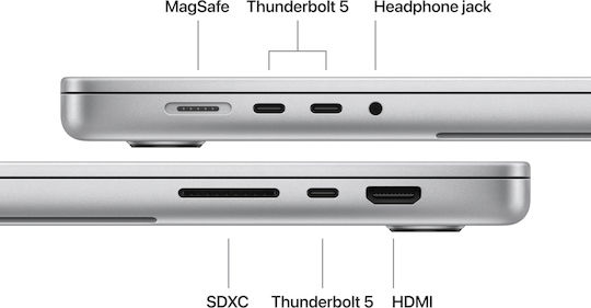 MacBook Pro 16.2" IPS Retina Display 120Hz (M5 Max-18-Core/48GB/2TB SSD/40-Core GPU) Silver (GR Keyboard)