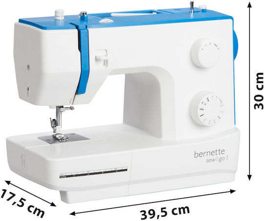 Bernette Домашна Шевна Машина Sew&go 1 Бяла
