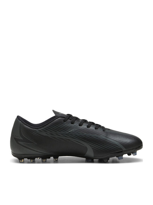 PUMA Ultra Play Ποδοσφαιρικά Παπούτσια με Τάπες MG Μαύρα