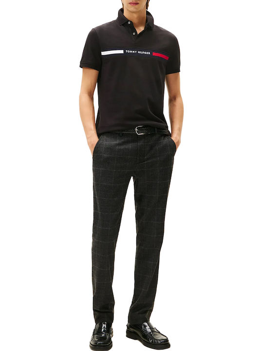 Polo Herrenbluse Bds/Schwarz