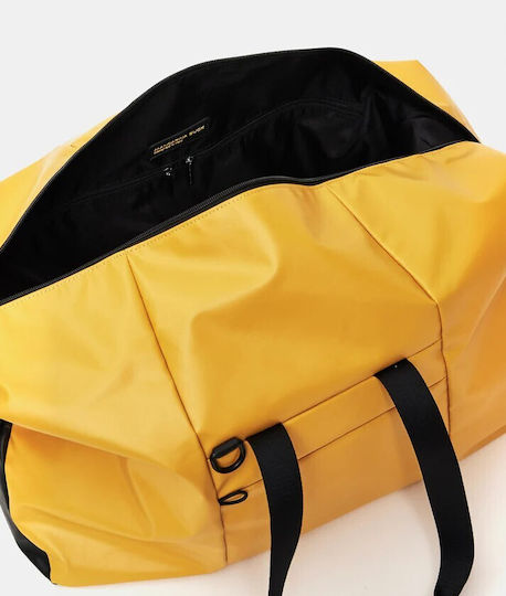 Mandarina Duck Еко Покрит Пътна Чанта Жълта Текстил