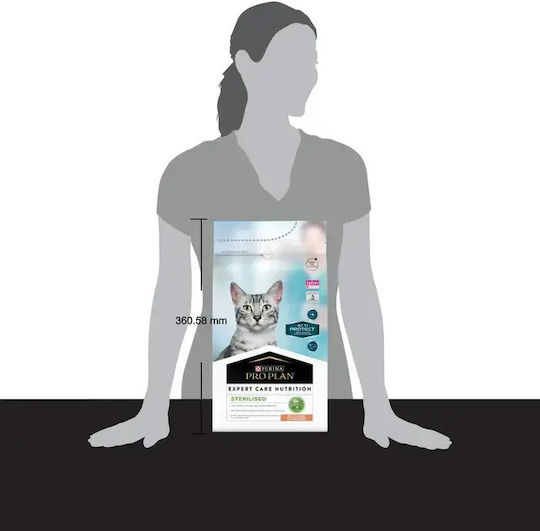 Pro Plan Суха Храна за Кастрирани Котки със Сьомга 3kg