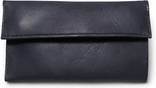 Gk Shoes Leder Tabaktasche Handgefertigt mit Magnetverschluss 10x16,5cm Tabak Schwarz