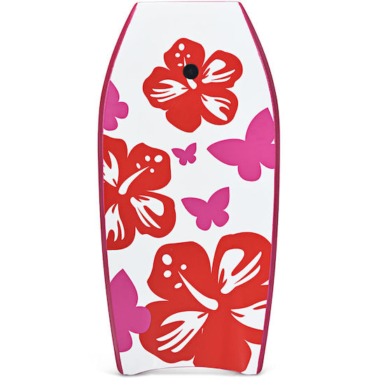 Costway Ελαφριά Σανίδα Bodyboard Πυρήνα Eps & Επιφάνεια Xpe Παραλία Παιδιά & Ενήλικες 94cm/106cm Ροζ Op70227-l
