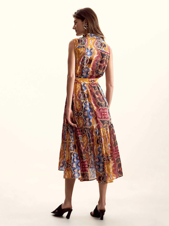 Summer Midi Shirt Dress Tutti Fruti