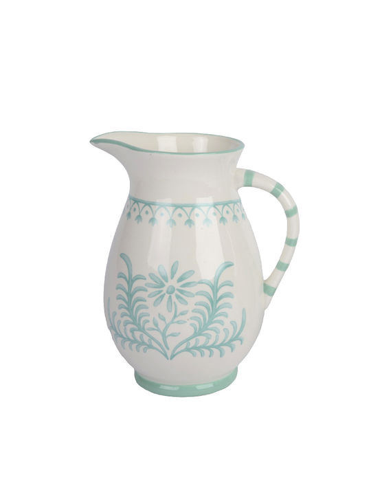 Kaemingk Carafă De Servire Albastră Cu Floare Kaemingk Carafă De Servire Albastră Cu Floare