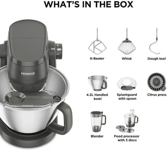 Kenwood Stand Mixer 1000W with Stainless Bowl 1.7lt