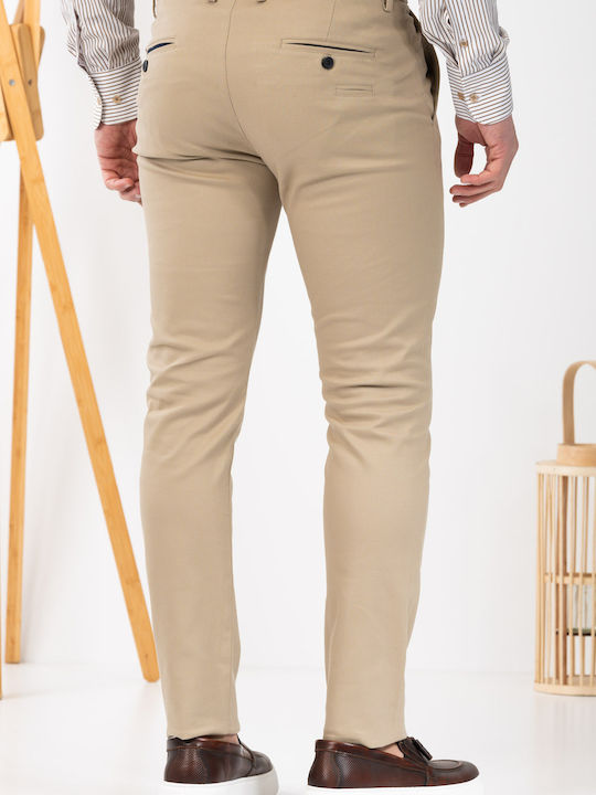 Chino Trousers in Straight Leg Safari