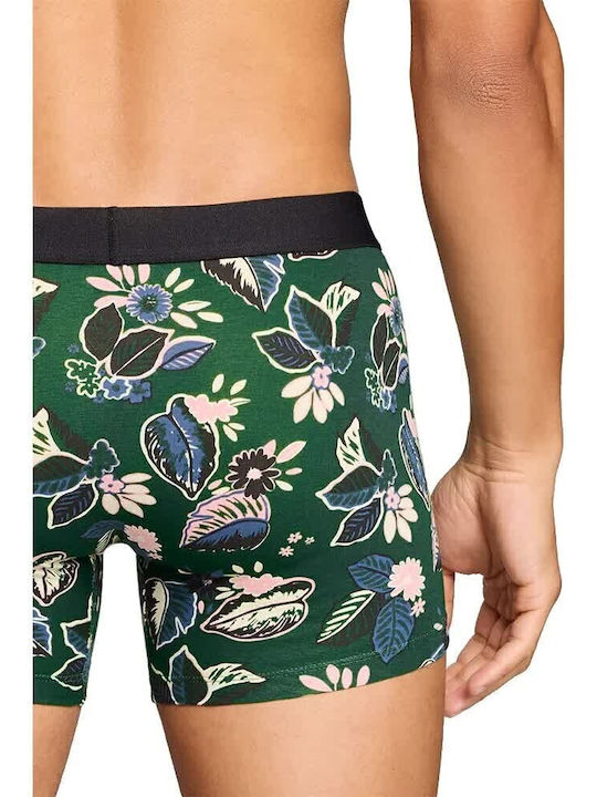 Мъжки Боксерки Зелено-Черни 2Pack
