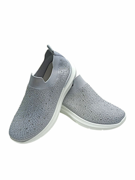 Γυναικεία Slip-On Γκρι