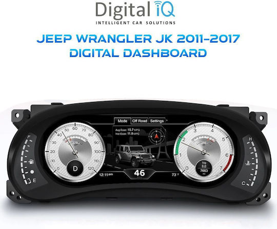 Digital Iq Ddd 295_dc 12.3in Digital Cluster Jeep Wrangler Jk Mod 2011-2017
