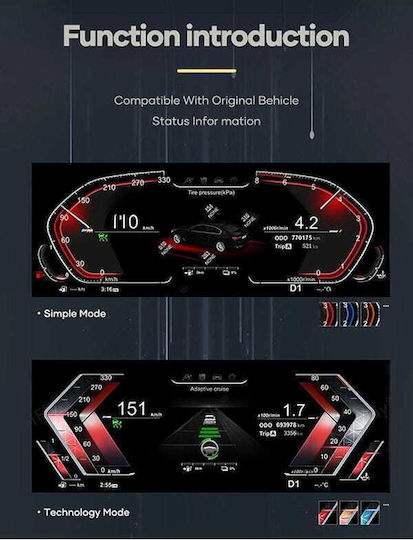 Digital Iq Ddd 941_dc 11in Digital Cluster Bmw X1 Series E84 Mod 2009-2015