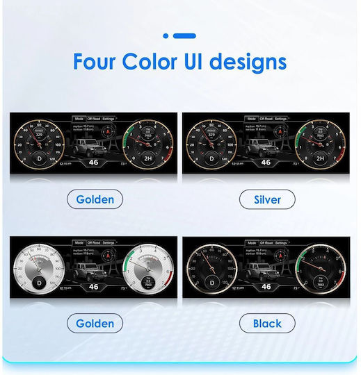 Digital Iq Ddd 295_dc 12.3in Digital Cluster Jeep Wrangler Jk Mod 2011-2017