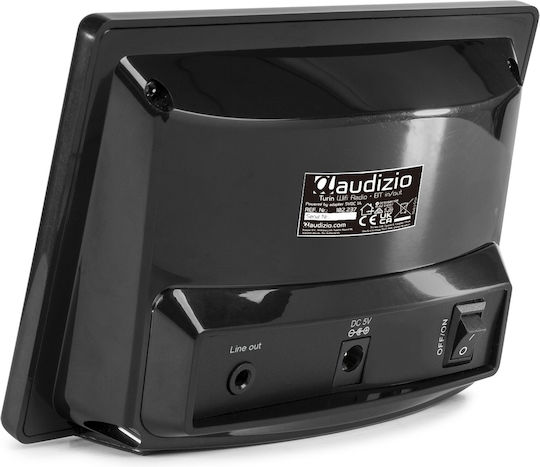 Audizio Turin Επιτραπέζιο Ραδιόφωνο Ρεύματος DAB+ με Bluetooth Μαύρο