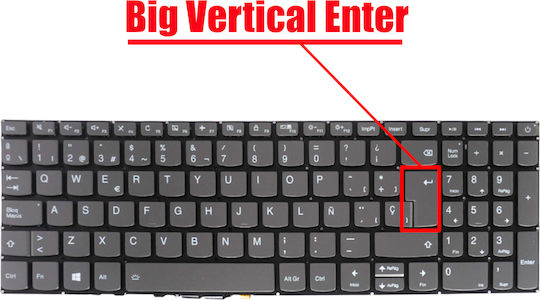 Spanish Laptop Keyboard Lenovo Ideapad 320-17ikb 80xm 81bj 320-17ast 80xw V320-17ikb 81ah 81cn V320-17isk 81b6 330-15ast 81d6 330-15ikb 81de 81dc 320-15isk 80xh 5cb0n96198 Es Without Frame Backlit Gray Code 40486esbl