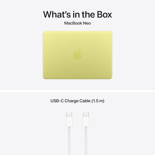 Apple MacBook Neo 13" IPS Retina Display (A18 Pro-6‑Core/8GB/256GB SSD/5‑Core GPU) Citrus (GR Keyboard)