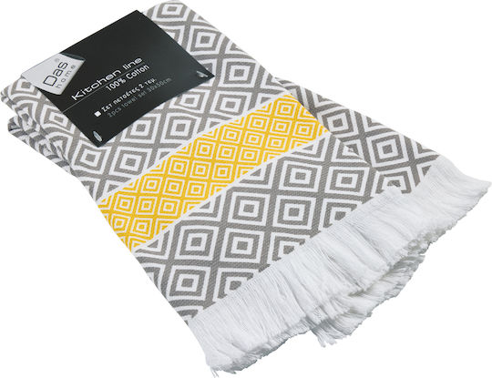 Das Home 0895 Ποτηρόπανο σε Γκρι Χρώμα 30x50cm 2τμχ Das Home 0895 Ποτηρόπανο σε Γκρι Χρώμα 30x50cm 2τμχ