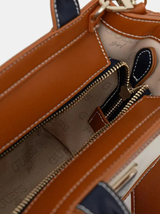 Guess Παιδική Τσάντα Ώμου Μπεζ Guess Παιδική Τσάντα Ώμου Μπεζ