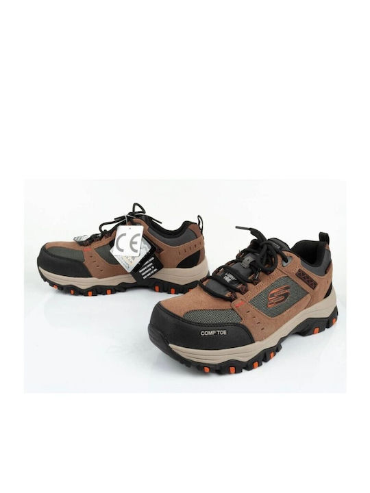 Skechers Αδιάβροχο Παπούτσι Ασφαλείας Καφέ SB με Πιστοποίηση (M), SRA,WR