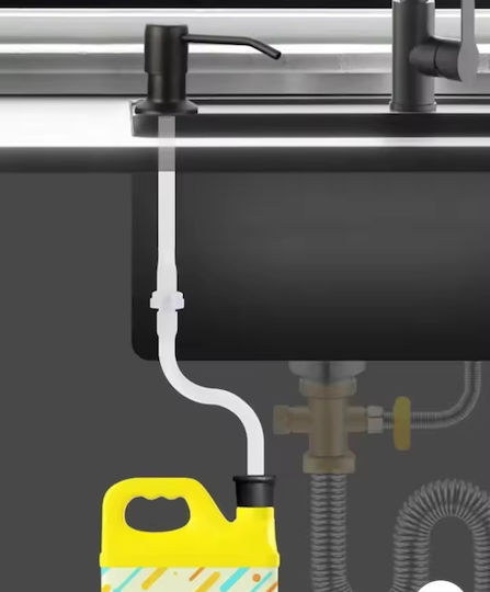 Jofel Eingebauter Dispenser für die Küche Metallisch Schwarz