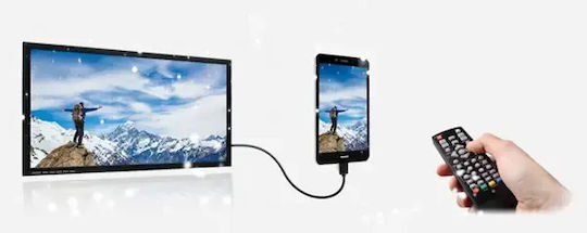 Moxom Конвертор USB-C мъжки към HDMI женски Бял 1 брой MX-AX74