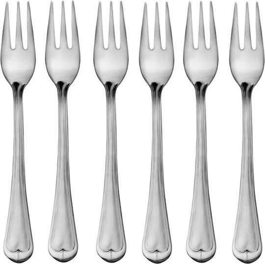 Raki Raki Set Gabeln Obst/Dessert Inox Silber 6 Stück Raki Raki Set Gabeln Obst/Dessert Inox Silber 6 Stück
