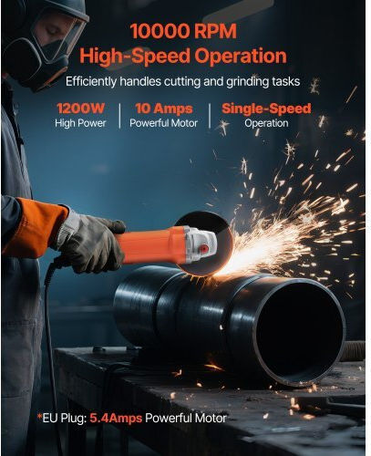 Vevor SCMCJL5YCDS132YV6001V2 Τροχός 127mm Ρεύματος 1200W