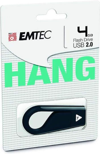 Emtec 4GB USB 2.0 Stick Μαύρο