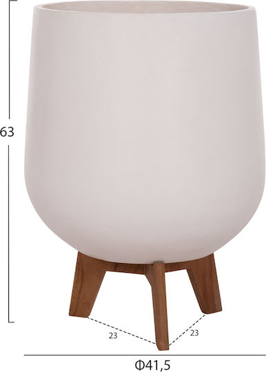 HomeMarkt Комплект 3 Саксии Бял HomeMarkt Комплект 3 Саксии Бял