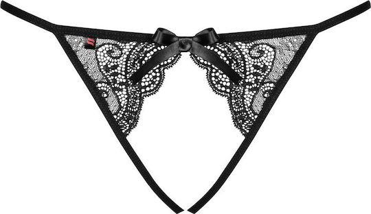 Obsessive Miamor Femei Sexy Slip cu decupaje Black