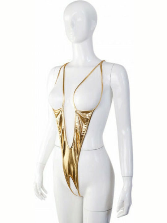 Naughty Toys Minimalist Teddy Sexy Κορμάκι Gold