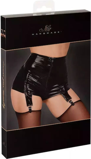 Noir Handmade Pantaloni Scurți Negri