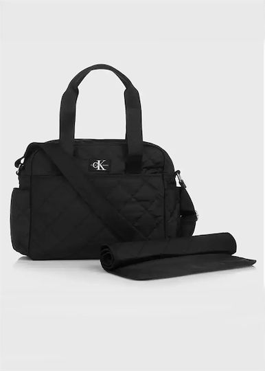 Calvin Klein Wickeltasche-Wickeltasche Schulter/Hand Schwarz 36x29cm.