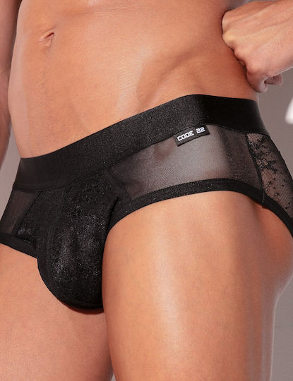 Code 22 Ανδρικό Sexy Slip Μαύρο