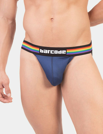 Barcode Berlin Ανδρικό Εσώρουχο Jockstrap Navy Μπλε