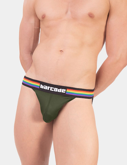Barcode Berlin Pride Jockstrap Χακί
