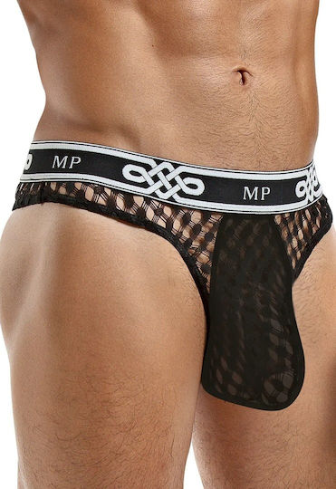 Malepower Ανδρικό Sexy String Μαύρο