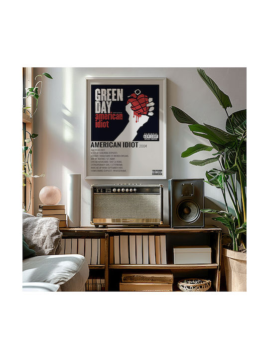 Music Poster American Idiot Green Day Ms615 30cm X 40cm