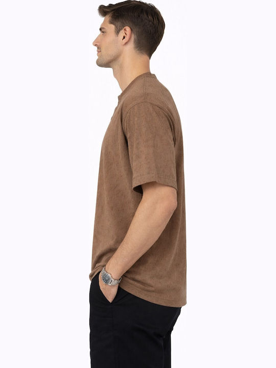 Bluza Tricou Cu Mânecă Scurtă Ciocolată