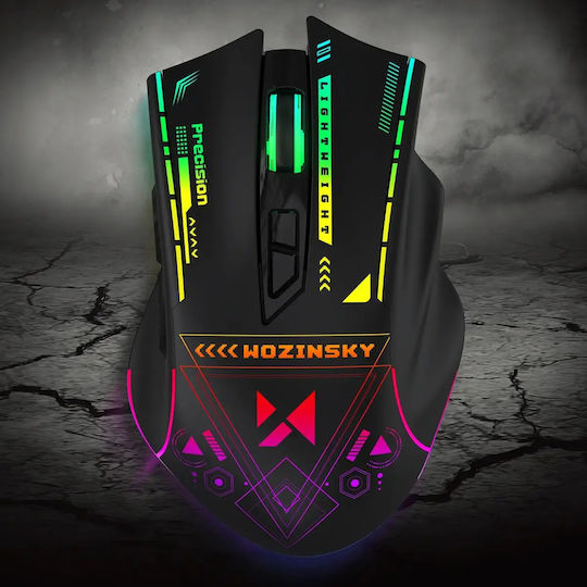 Wozinsky WMGB-7200 Wireless RGB Gaming Mouse 3200 DPI Black