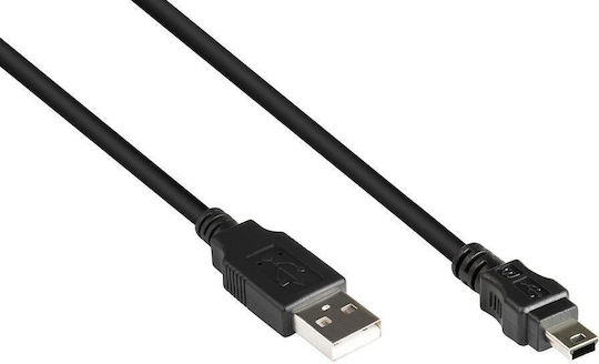 Alcasa USB Cable USB-A to Mini USB 1.8 m Black 3310-AM2