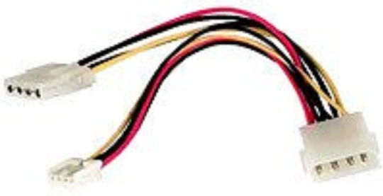 Equip Cable Power Connection Molex Female To 2 Male 20 Cm 112030