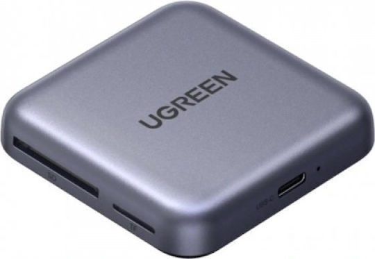 Ugreen Cm898 Кард Рийдър Type-C за SD Сива