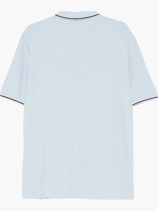 Polo Short Sleeve Blue Blouse