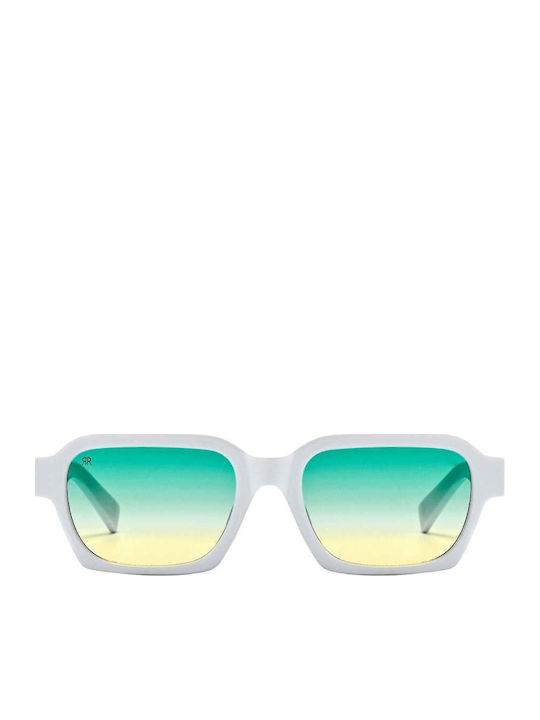 Red Raven Timber Unisex Γυαλιά Ηλίου με Τιρκουάζ Σκελετό και Πολύχρωμο Φακό