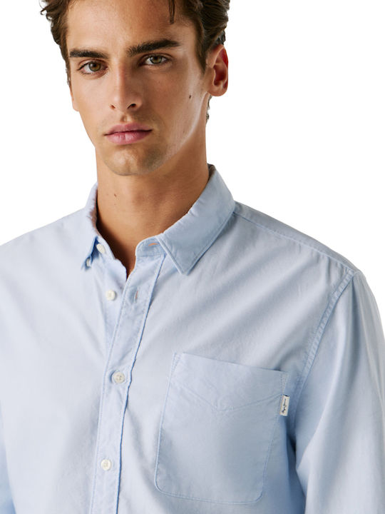Long Sleeve Shirt Bleach Blue