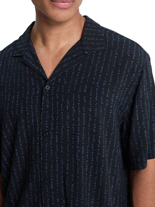 Safe Paradise Short Sleeve Shirt Black